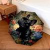 Flower Cats and Dogs  pattern, automatic folding umbrella, portable and foldable design, 8 ribs, a Christmas or birthday gift.