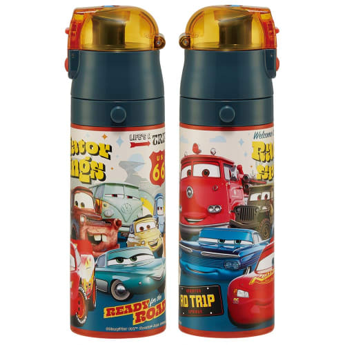 Skater Children's Stainless Steel Water Bottle Direct Drinking 470ml Disney Cars 24 Child-friendly Lightweight Type Cold Storage Waterbottle Sports Bo