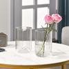 1Pc Flower Vase Acrylic Hydroponic Home Decor Clear Flower Pot Desktop Decorative Vase For Wedding