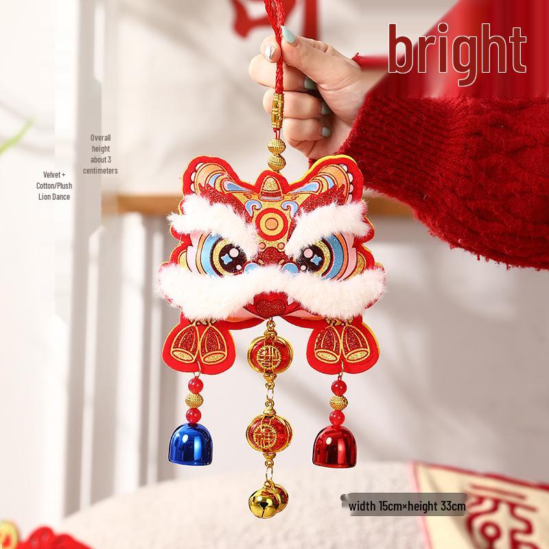 Year of the Horse 2014 New Year Lion Dance Decorations & Fu Character Ornaments