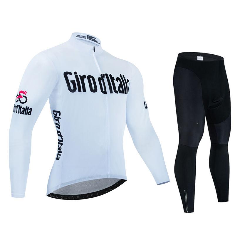 2026 Italia Pro Team Prodyšný Dlouhý Rukáv Pánský Cyklistický Dres Sada Oblečení na Horský Kolo Podzimní Cyklistické Oblečení Maillot Ropa Ciclismo