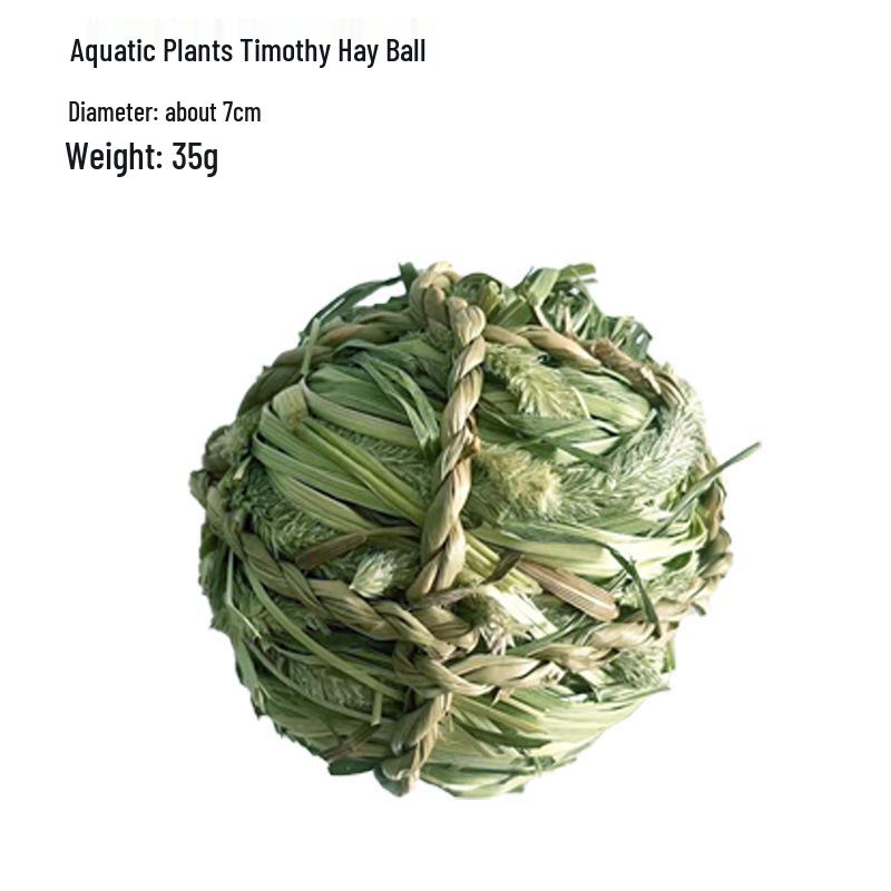 Natural Handmade Woven Rattan Teething and Chew Toy for Rabbits, Hamsters, and Chinchillas - Boredom Relief Ball
