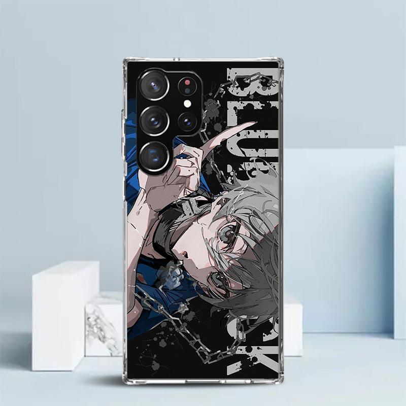 Blue Lock Nagi Seishiro Soft Cover for Samsung Galaxy S25 Edge S26 S24 S23 Ultra Phone Case S22 S21 Plus S20 FE Print Pattern Sh