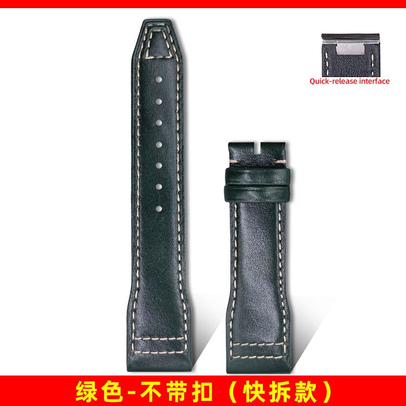 

20mm 21mm Quick Release Watch Band For IWC Pilot Mark 18 Spitfire Italian Calfskin Leather Watch Strap men s with Customization 21mm Width