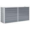 VidaXL Lit surélevé de jardin Acier galvanisé 160x40x77 cm Gris
