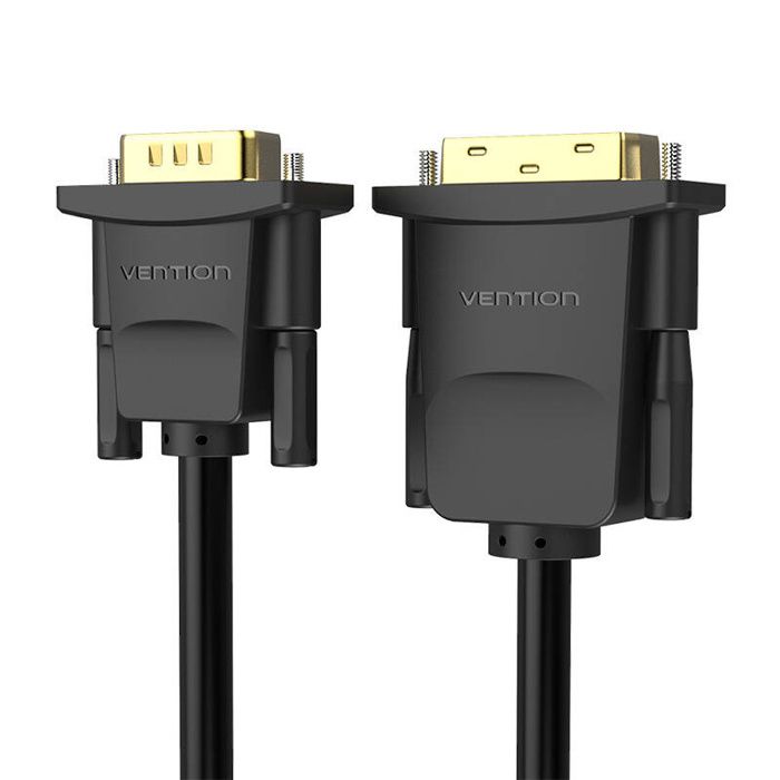 Câble Dvi Vga Vention Pour Moniteur, Ordinateur Portable, Résolution 1080P, 1,5 M