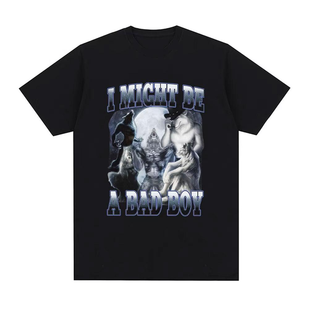 Human By Day Sigma By Night Funny Wolf Graphic T Shirt Men Women Casual Cotton Short Sleeve Oversized T-shirts Streetwear Unisex