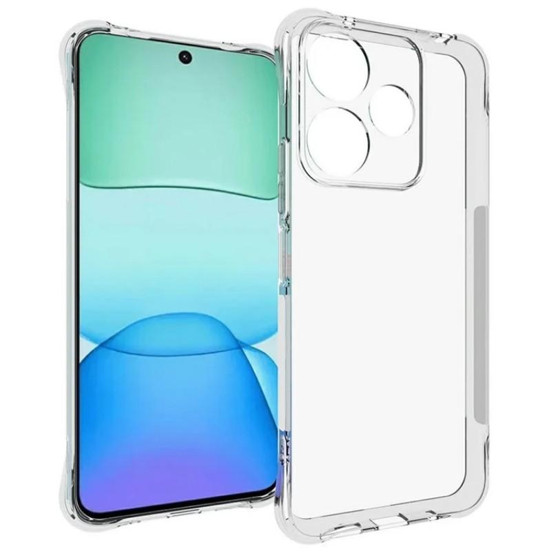 For Xiaomi Redmi 13x 4G Clear TPU Case WANLONFENG TM Series 2.0mm Phone Back Cover