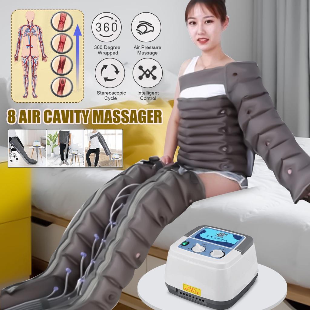 Electric Pressotherapy Air Compression Leg Foot Massager Infrared Therapy Arm Waist Pneumatic Vibration Air Wave Pressure Machine