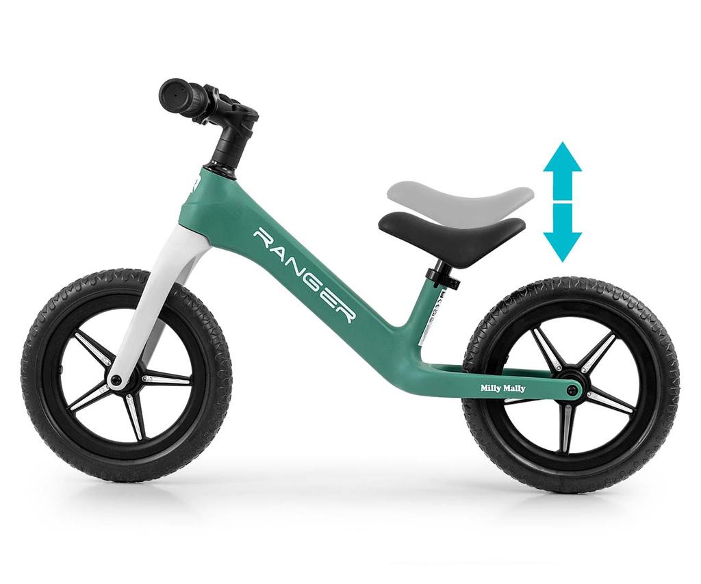 MILLY MALLY 5705 Balance Bike RANGER Flash Ocean