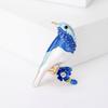 Accessories Enamel Oil Dropping Bird Brooch Brooch, Simple Clothing Accessories