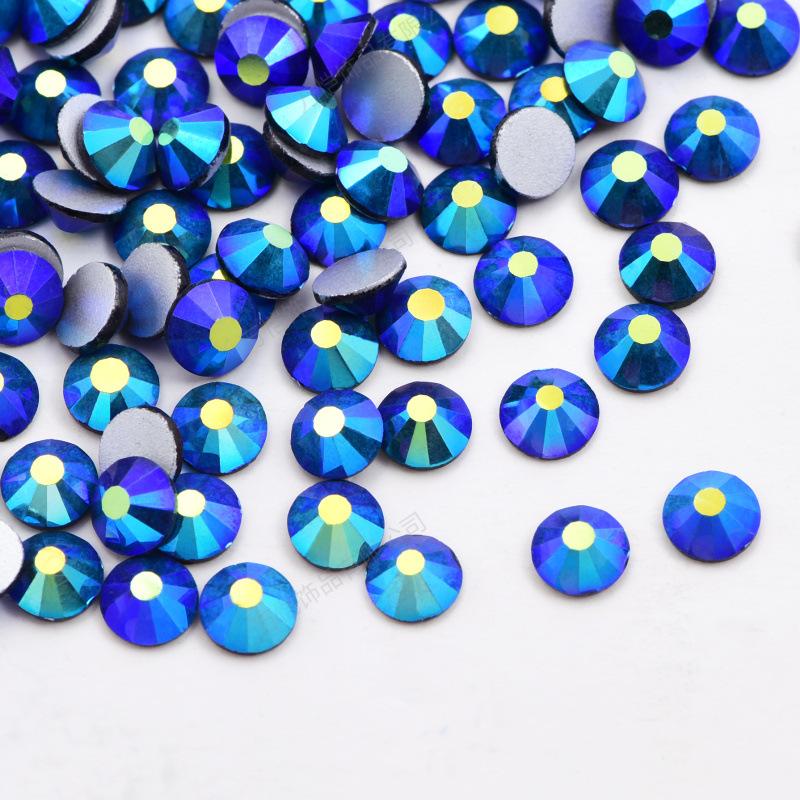 Nail Art Rhinestone Crystal Glass Accessories Diy Flat-Bottomed Drill, Mobile Phone Case Colorful Guomao A Diamond Accessories Accessories Accessories
