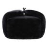 Winter security cotton hat, black thickened velvet leather hat, windproof and warm duty cold-resistant cotton hat