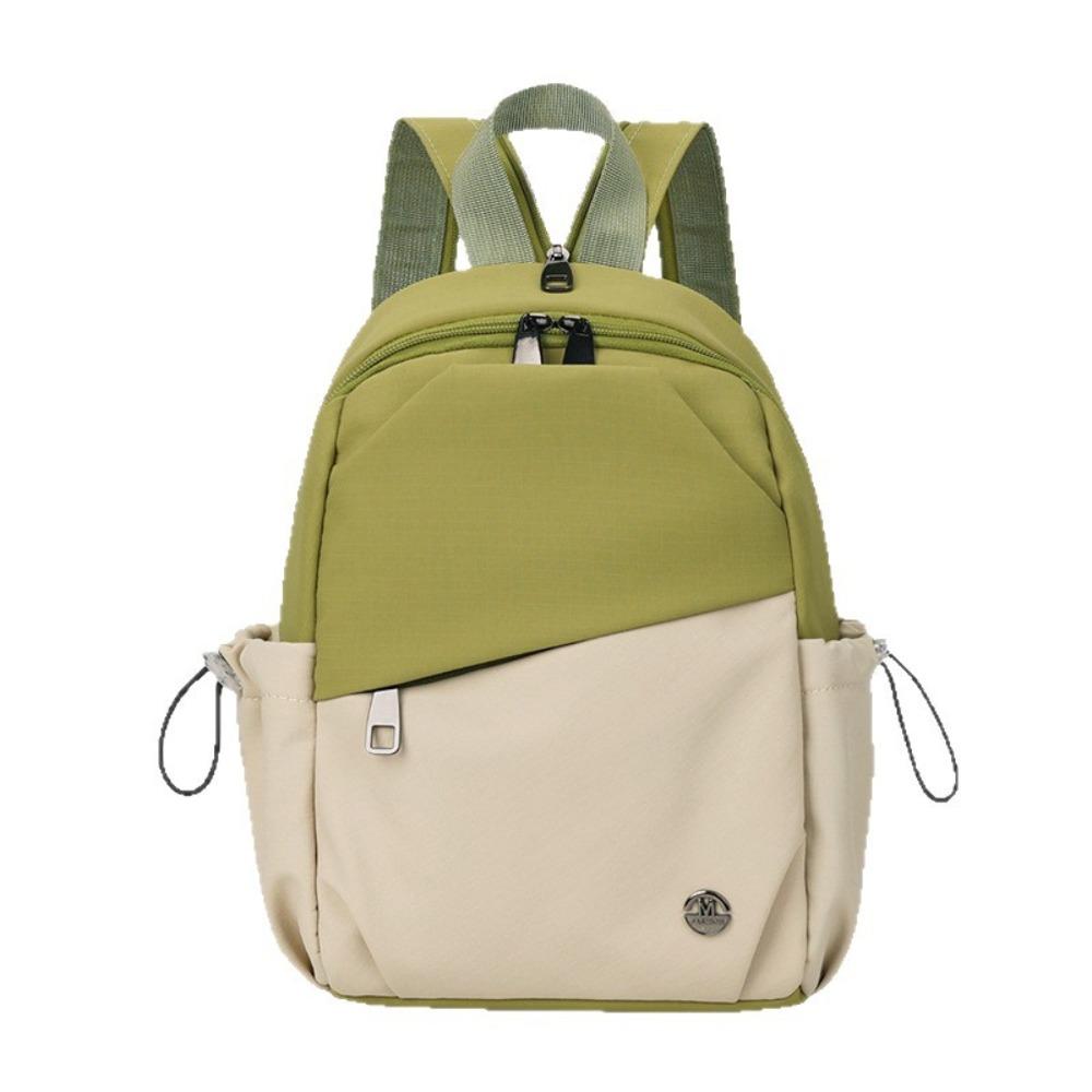 

Студенческий школьный рюкзак большой вместимости в корейском стиле, нейлоновая наплечная сумка, портативный женский рюкзак для улицы зелёный