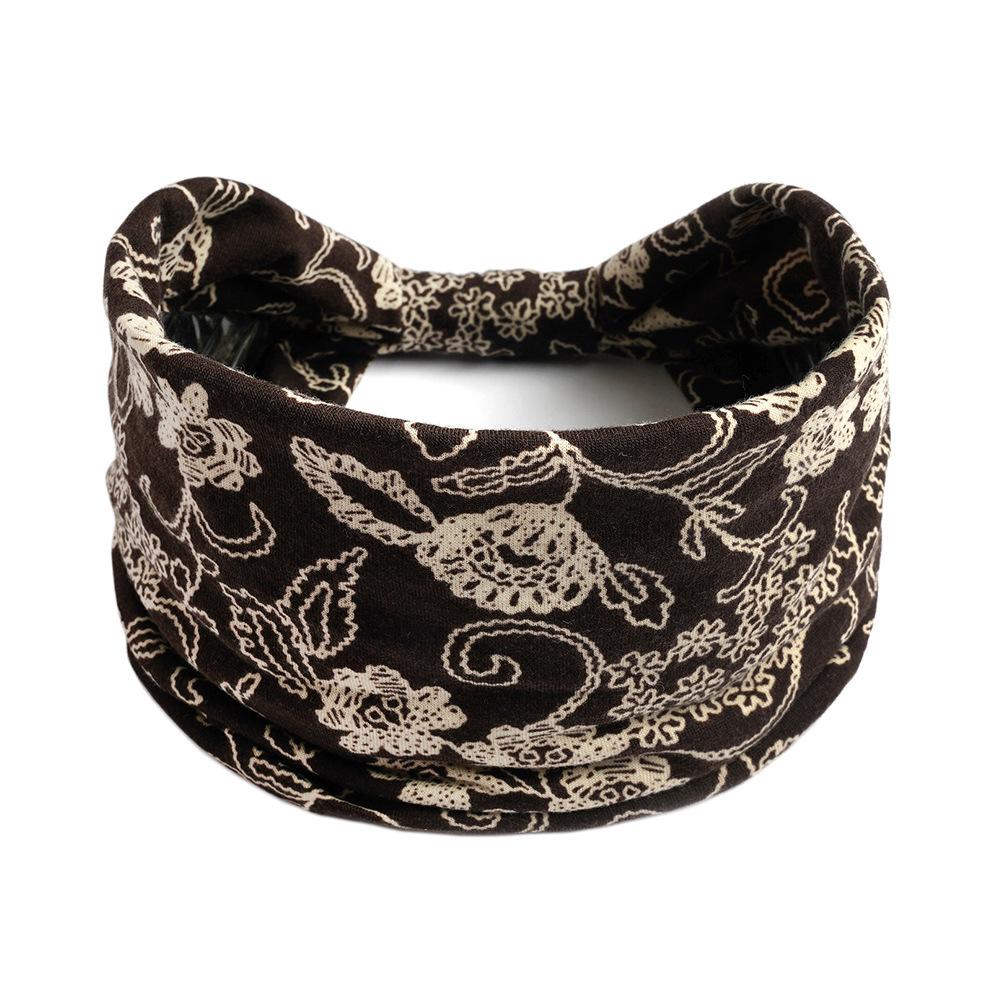 Bohemian Wide Cotton Stretch Headbands Women Headwrap Turban Headwear Bandage Hairbands Bandana Wide Headbands Hair Accessories