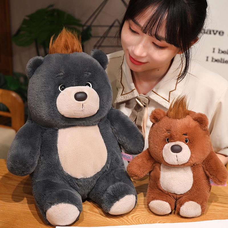 Cute Bear Teddy Bear Doll Plush Toy Hug Bear Doll Children's Doll Birthday Gift