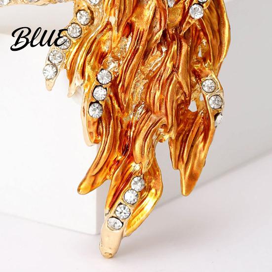 Horse Theme Gift Head Brooch Sparkling Alloy Animal Lapel Pin