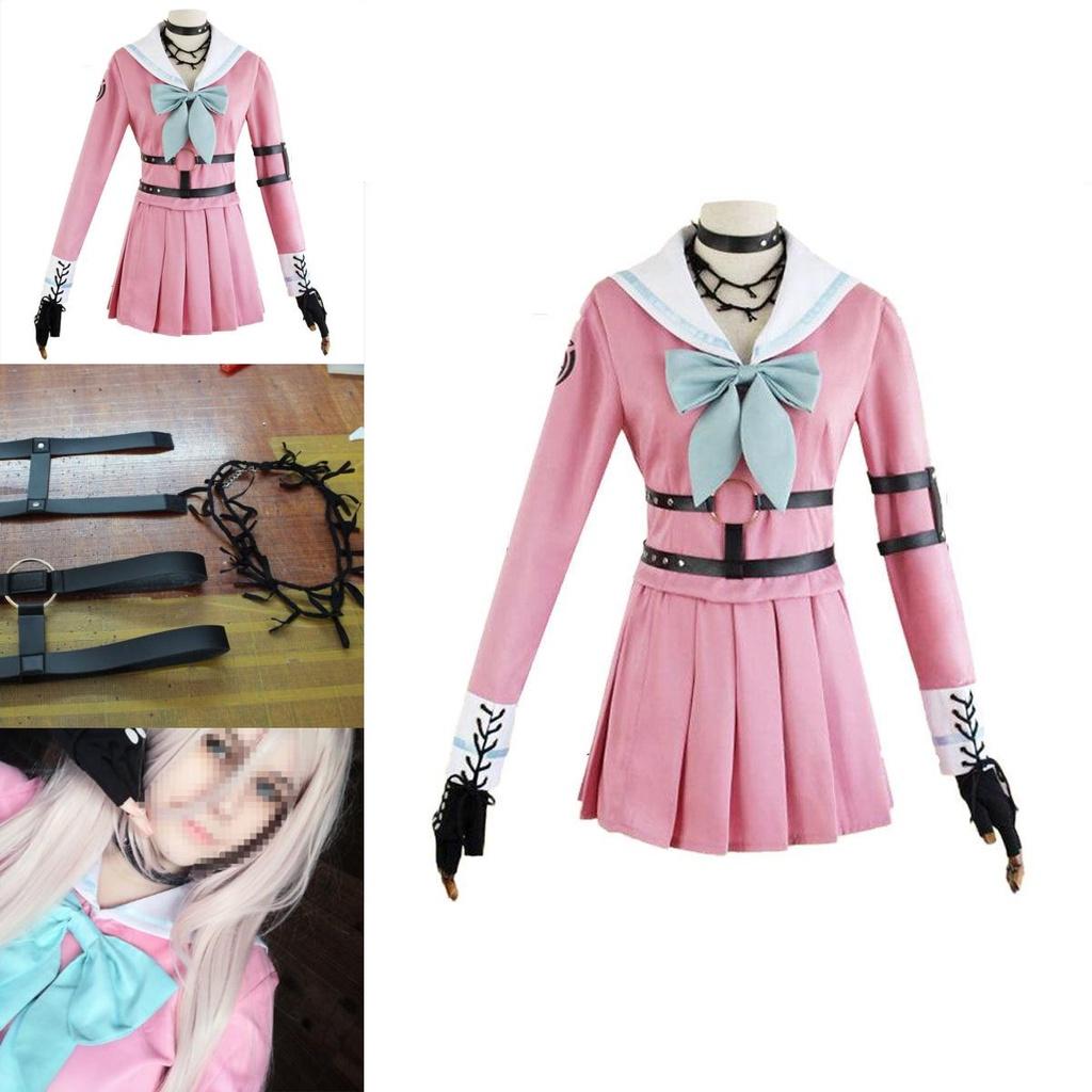 Danganronpa Iruma Miu Halloween Costume Suit Stylish Full Set For Unisex Wear