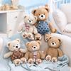 Teddy Bear Plush Toy With Scarf For Gift Girls Boys Soft Stuffed Animal