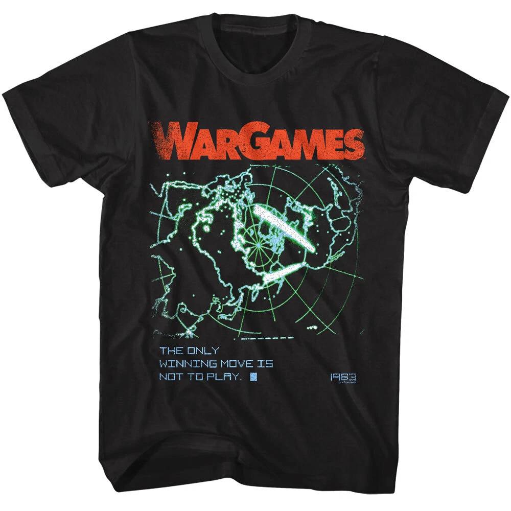 Wargames The Only Winning Move Men s T Shirt Lets Play Screen Sci-Fi Thriller L