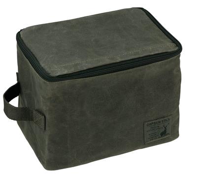 CAPTAIN STAG (КАПІТАН СТАГ) Кейс для Местіна Квадратний Алюмінієвий Чохол для Кухлика Мультікейс для Широкого Розміру L Зберігання Рисова Миска Бавовняне Полотно Оливковий [Сумісна Деталь]