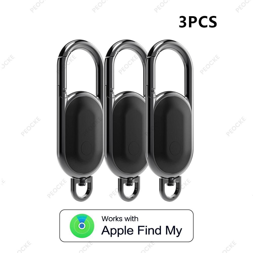 1-4 Pack Smart Location Tag Keychain Compatible With iOS Find My App Anti-Lost GPS Tracker Locator For Pet Kids Car Key Wallet