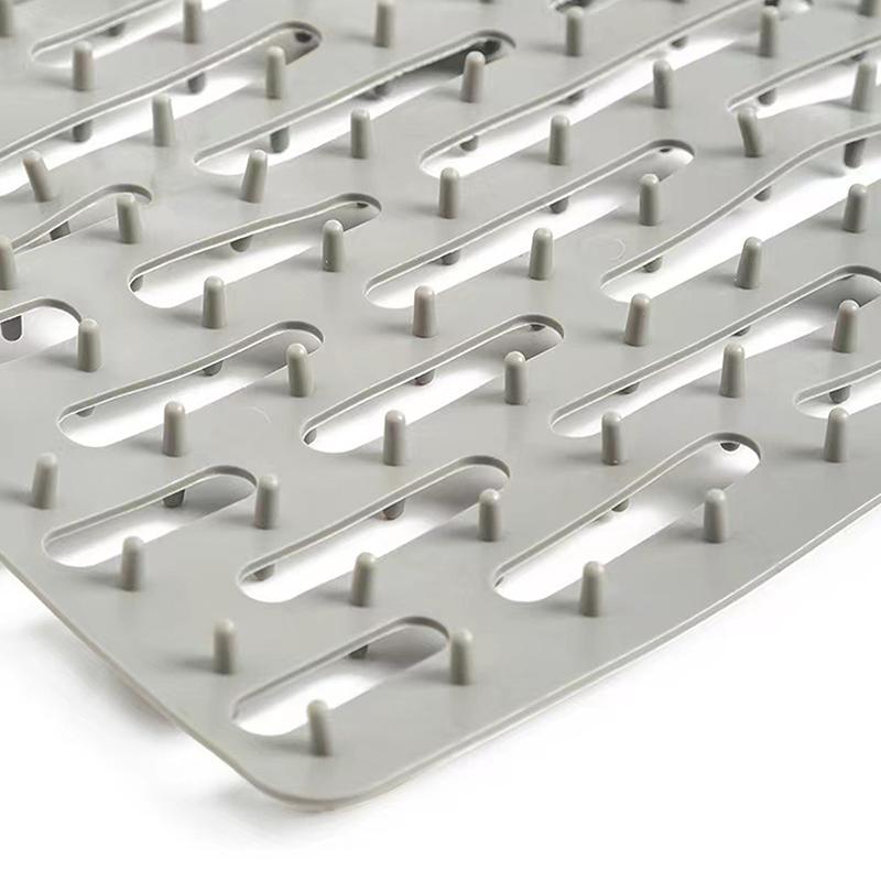 Silikon Spülbecken Trenner Schutzmatte Küchenspüle Sattel Hitzebeständig Rutschfest Spülbeckenmatte Abtropfmatte Schnell Trocknend