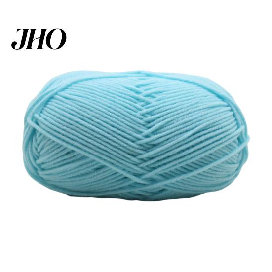 DIY Knitting Yarn Wool Line Professional Ultra Soft Needlework Milk Cotton Crochet Knitted 4Ply for Home