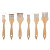 3pcs Multi-toothed Nylon Wool Flat/pointed-head Painting Brush Art Set Supplies Watercolor/ Acrylic Painting Creation Brushes