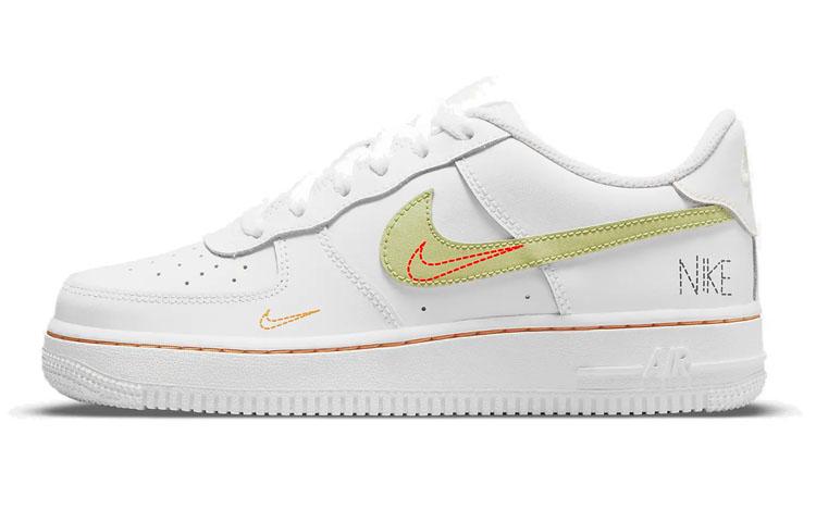

Nike Air Force 1 LV8 White Green Orange GS DN8000-100 36