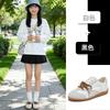 Leather German training shoes 2026 spring mandarin duck shoelaces Forrest Gump shoes sports and leisure shoes height-increasing shoes