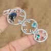 Natural Labradorite Gemstone Pendant Handmade 925 Sterling Silver Indian Jewelry