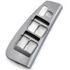 1pc Left Front Door Panel Window-Switch Bezel For Toyota For Matrix (Base, XR, XRS) 2003-2008 (only For Power-Window) Grey Parts