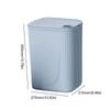 Automatic Sensor Sealed Garbage Can with Lid 20L Narrow Seam Storage Bucket 3 Modes Type C Charging for Home Kitchen Living Room