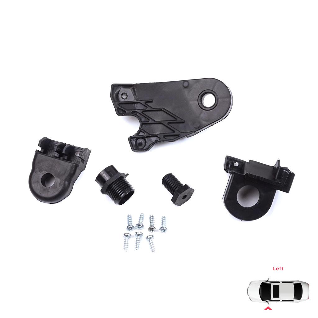 BHL580-1 Headlight Holder Mount Repair Bracket Tab Set Left Side for Mercedes C Class W205 C205 S205 A205 2013-2023 A2058200514
