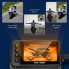 3-inch Motorcycle Dashcam, Waterproof, 720P Front Camera, 480P Rear Camera, Loop Recording, High-definition Night Vision Car Recorder