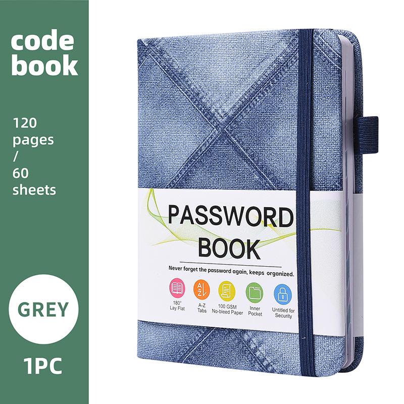 International E-Commerce B6 Loose-Leaf Notebook for Learning, Address, Phone & Diary Records синий