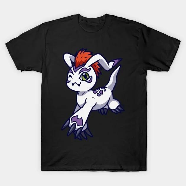 

2026 New Digimon Gabumon Evolution Pure Cotton Summer Casual Parent-child T-shirt Men and Women s Fashion Short Sleeved T-shi... 5XL різнокольоровий