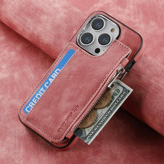 Google Pixel 9A Leather Case with Card Holder & Lanyard