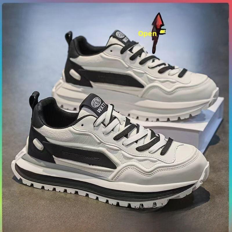 Men's Sport Oes Casual Versatile Thi Bot Heightening Trendy Oes Youth Outdoor Leisure Footwear Round Toe Rubber...