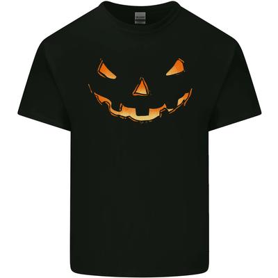 Halloween Kürbisgesicht Lustig Gruselig Unisex T-Shirt