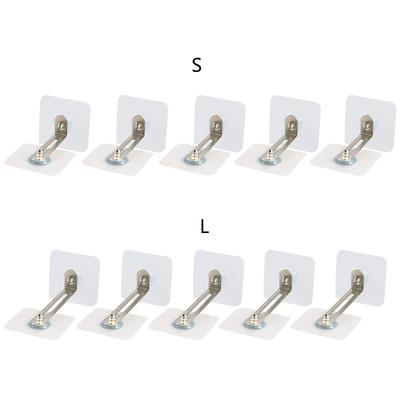 5Pcs Self-Adhesive Furniture Wall Anchors Furniture Straps Earthquake Anti-tip Prevention Device for Protecting Baby Pet