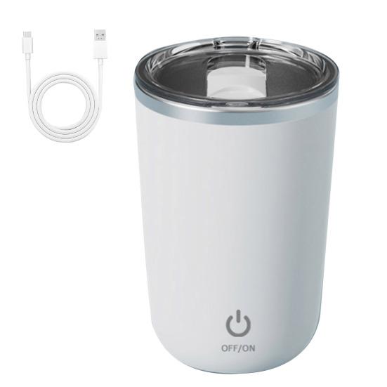 Self Stirring Coffee Mug Magnetic Stirring Mug Electric Shake Bottle 350ml Portable Protein Powder Shaker for Coffee Milk Cocoa