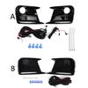 Dynamic Sequential Turn Signal Light Daytime Running Light Fog Lamp Bezels