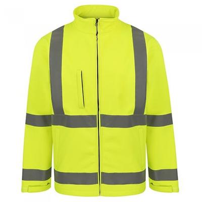 Mens Turku Hi-Vis Soft Shell Jacket