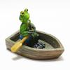 Yousheng Resin Pond Frog Statue Garden Animal Miniatures Water Decoration Landscape Figurine Outdoor Flower Pots Decorative Sculpture
