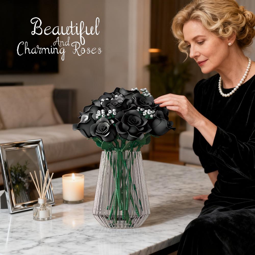 High-Quality Realistic High-Quality Star High-Quality Rose High-Quality Building High-Quality Block High-Quality Bouquet, High-Quality Valentine'S