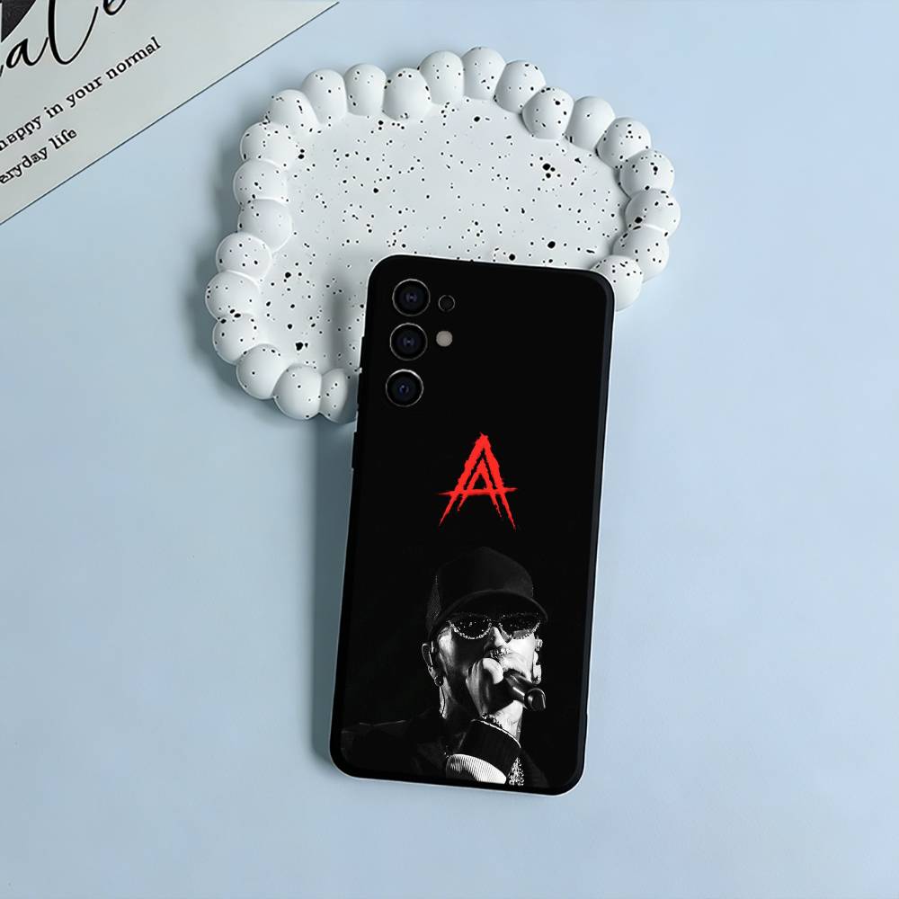 Reggaeton singer-A-Anuel- AA Black Soft Silicone Phone Case for Samsung S25, S24, S21, S22, S23, S30, Ultra, S20, Plus, FE, Lite