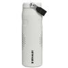 STANLEY 1913 Iceflow Flip Straw Vacuum Insulated Pale 24 Oz L 2.0 Bottle, Stone, Ion, / 0.71
