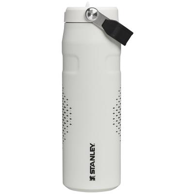 STANLEY 1913 Iceflow Flip Straw Vacuum Insulated Pale 24 Oz L 2.0 Bottle, Stone, Ion, / 0.71